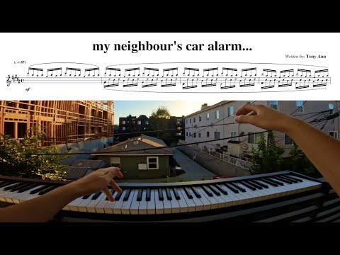 Thumbnail for YouTube: tony ann - my neighbour’s car alarm...