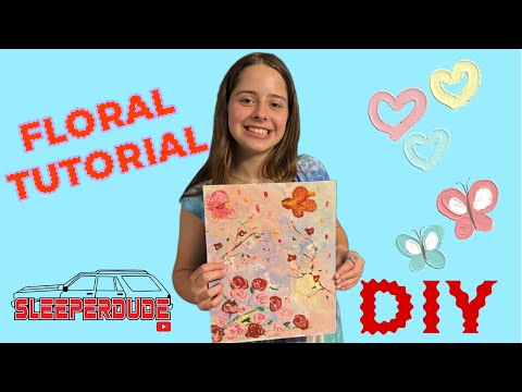 Thumbnail for YouTube: DIY Floral Painting by Squeeze from Sleeperdude